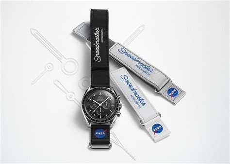 nasa velcro strap for omega speedmaster|speedmaster moon watch velcro strap.